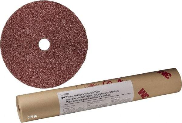 3M - 7" Diam 36 Grit Fiber Disc - Very Coarse Grade, Ceramic, 8,600 Max RPM, Series 982C - Caliber Tooling