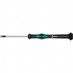 Wera - 0.028" Precision Miniature Hex Driver - 1-37/64" Bade Length, Multi Handle, 157mm OAL - Caliber Tooling