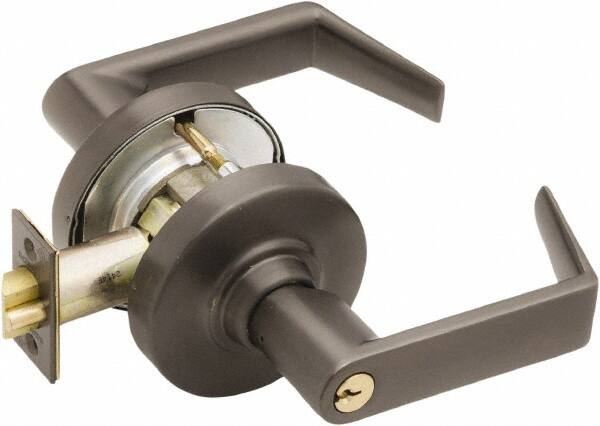 Schlage - Classroom Lever Lockset for 2-1/8" Thick Doors - Exact Industrial Supply