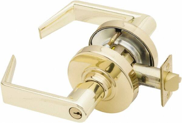 Schlage - Classroom Lever Lockset for 2-1/8" Thick Doors - Exact Industrial Supply