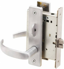 Schlage - Privacy Lever Lockset for 1-3/4" Thick Doors - Exact Industrial Supply