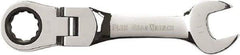 GearWrench - 11mm 12 Point Flexhead Combination Wrench - Chrome Vanadium Steel, Full Polish Finish - Caliber Tooling