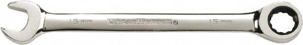 GearWrench - 17mm 12 Point Combination Wrench - Chrome Vanadium Steel, Full Polish Finish - Caliber Tooling