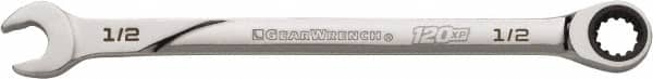 GearWrench - 1-1/8" 12 Point Combination Wrench - Chrome Vanadium Steel, Full Polish Finish - Caliber Tooling