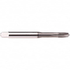 Emuge - 3/8-24 UNF 4 Flute BT Plug Spiral Flute Tap - High Speed Steel, GLT-1 Finish, 3.937" OAL, Right Hand Flute, Right Hand Thread, Series Rekord B-Z - Caliber Tooling