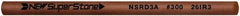 Value Collection - Round Ceramic Finishing Stick - 100mm Long x 2.35mm Wide x 2.4mm Thick, 300 Grit - Caliber Tooling