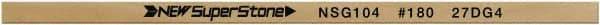 Value Collection - Flat Ceramic Finishing Stick - 100mm Long x 1mm Wide x 10mm Thick, 180 Grit - Caliber Tooling