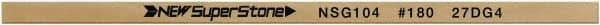 Value Collection - Flat Ceramic Finishing Stick - 100mm Long x 1mm Wide x 2mm Thick, 180 Grit - Caliber Tooling