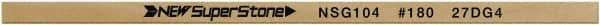 Value Collection - Flat Ceramic Finishing Stick - 100mm Long x 0.8mm Wide x 4mm Thick, 180 Grit - Caliber Tooling