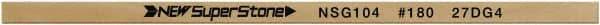 Value Collection - Flat Ceramic Finishing Stick - 100mm Long x 0.5mm Wide x 10mm Thick, 180 Grit - Caliber Tooling