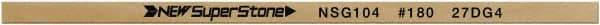 Value Collection - Flat Ceramic Finishing Stick - 100mm Long x 0.5mm Wide x 1mm Thick, 180 Grit - Caliber Tooling