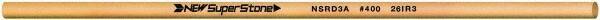 Value Collection - Round Ceramic Finishing Stick - 100mm Long x 3.175mm Wide x 3.2mm Thick, 400 Grit - Caliber Tooling