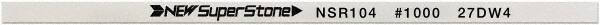 Value Collection - Flat Ceramic Finishing Stick - 100mm Long x 0.5mm Wide x 6mm Thick, 1,000 Grit - Caliber Tooling