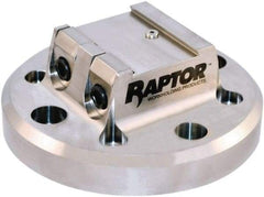 Raptor Workholding - 1-1/2" Jaw Width, 2" High Dovetail Vise - For Use with 4 & 5 Axis Workholding Systems - Caliber Tooling