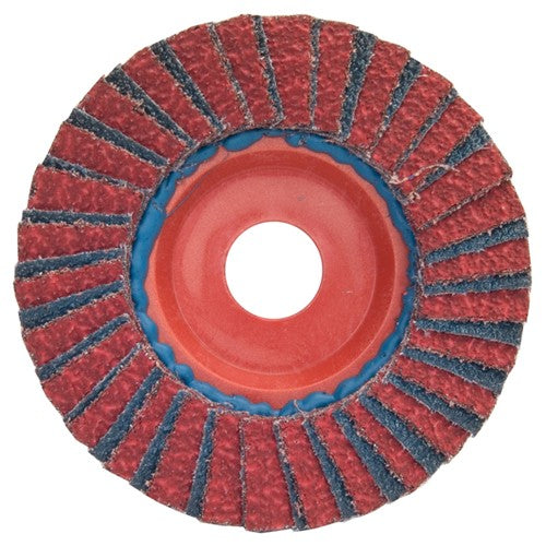 6″ × 7/8″ Flap Disc RedHeat Quick Trim Type 27 Plastic Plate 40 Grit - Caliber Tooling