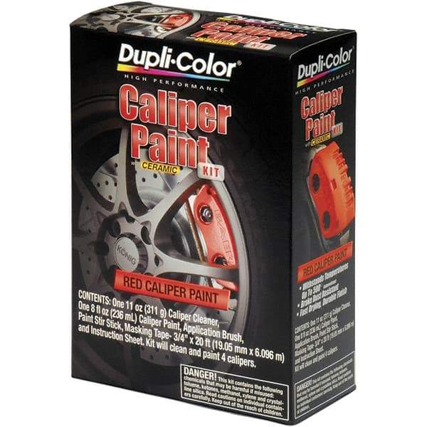 Dupli-Color - 16 oz Red Automotive Heat Resistant Paint - Gloss Finish, 500°F Max Temp, Comes in Aerosol Can - Caliber Tooling