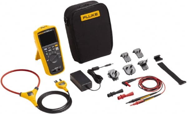 Fluke - 279FC/IFLEX, CAT IV, CAT III, 1,000 VAC/VDC, Digital True RMS Auto Ranging Manual Ranging Thermal Imaging Multimeter - 50 mOhm, Measures Voltage, Capacitance, Current, Frequency, Resistance, Temperature (IR) - Caliber Tooling