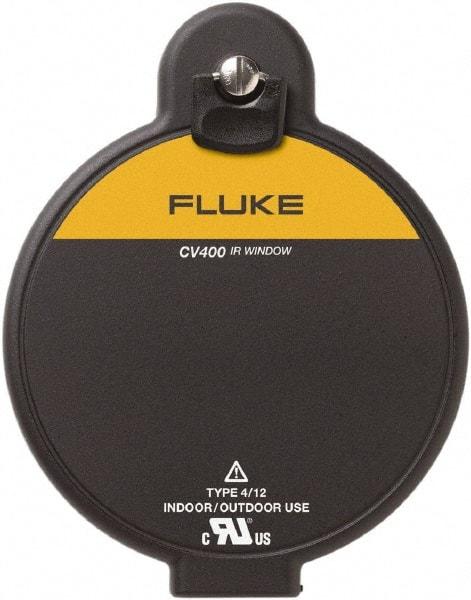 Fluke - 4\x94 Diam, Infrared Viewing Window - 9.35" View Area, .16\x94 Thickness, Use with Fluke IR Cameras - Caliber Tooling