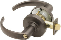 Schlage - Storeroom Lever Lockset for 1-3/8" Thick Doors - Exact Industrial Supply