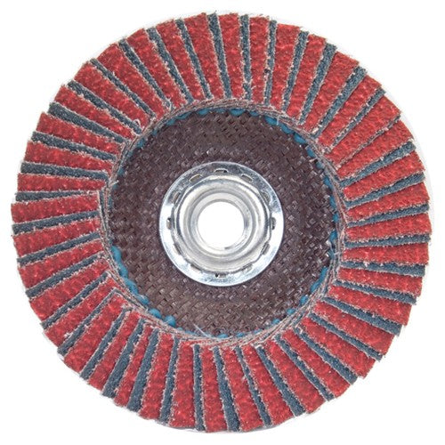 5″ × 5/8″-11″ Flap Disc RedHeat Type 29 Fiberglass 80 Grit - Caliber Tooling