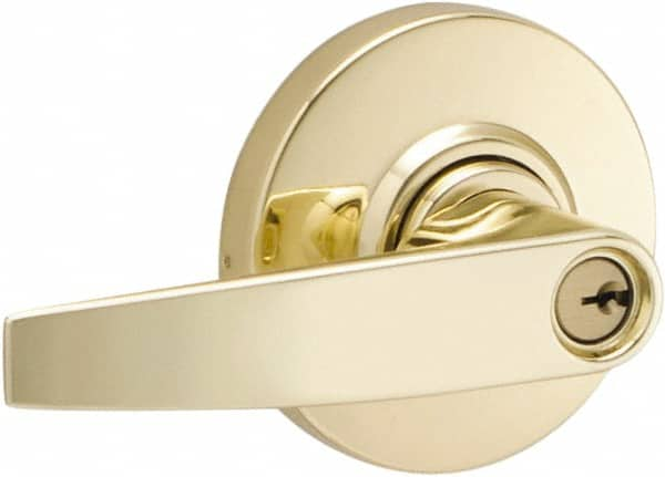 Schlage - Storeroom Lever Lockset for 1-3/8" Thick Doors - Exact Industrial Supply