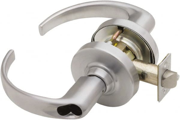 Schlage - Storeroom Lever Lockset for 1-3/8" Thick Doors - Exact Industrial Supply