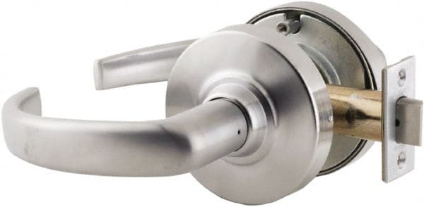 Schlage - Passage Lever Lockset for 1-3/8" Thick Doors - Exact Industrial Supply