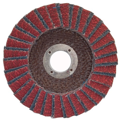 5″ × 7/8″ Flap Disc RedHeat Type 29 Fiberglass 36 Grit - Caliber Tooling