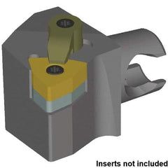 Kennametal - Right Hand Cut, Size KM20, WN.. 0804.. & WN.. 432 Insert Compatiblity, External Modular Turning & Profiling Cutting Unit Head - 12.5mm Ctr to Cutting Edge, 25mm Head Length, Series Kenloc - Caliber Tooling