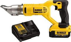 DeWALT - 2,500 SPM, 20 Volt, Pistol Grip Handle, Handheld Cordless Shear - 18 Gauge (Steel) & 20 Gauge (Stainless Steel) Cutting Capacity - Caliber Tooling