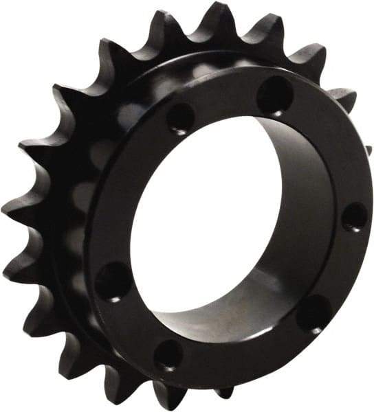 Tritan - 14 Teeth, 1" Chain Pitch, Chain Size 80, QD Sprocket - 4.494" Pitch Diam, 4.961" Outside Diam - Caliber Tooling