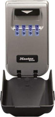 Master Lock - 2" Wide x 4-11/16" Overall Height, Set-Your-Own Combination, Wall Mount Key Safe - Dark Gray Finish - Caliber Tooling