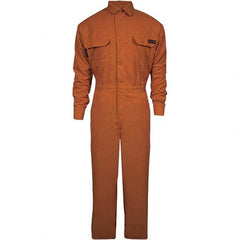 National Safety Apparel - Size 3XL Tall Orange HRC 2 Flame Resistant/Retardant Coveralls - Exact Industrial Supply