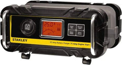 Stanley - 12 Volt Automatic Charger/Maintainer - 25 Amps, 75 Starter Amps - Caliber Tooling