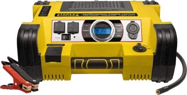 Stanley - 12 Volt Jump Starter with Inflator - 700 Amps, 1,400 Peak Amps - Caliber Tooling