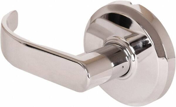 Stanley - Grade 2 Dummy Lever Lockset - 2-3/4" Back Set, Keyless Cylinder, Brass Alloy, Bright Chrome Finish - Caliber Tooling