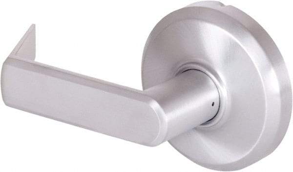 Stanley - Grade 2 Dummy Lever Lockset - 2-3/4" Back Set, Keyless Cylinder, Brass Alloy, Satin Chrome Finish - Caliber Tooling