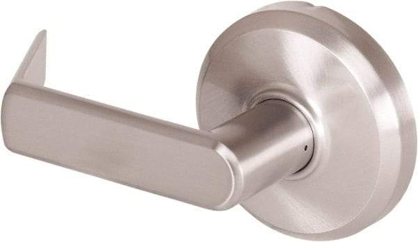 Stanley - Grade 2 Dummy Lever Lockset - 2-3/4" Back Set, Keyless Cylinder, Brass Alloy, Nickel Finish - Caliber Tooling