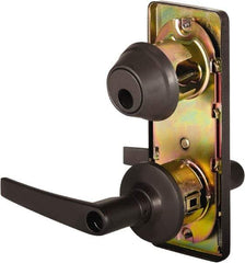 Stanley - Grade 2 Entry Lever Lockset - 2-3/4" Back Set, Key In Lever Cylinder, Brass Alloy, Oil Rubbed Bronze Finish - Caliber Tooling