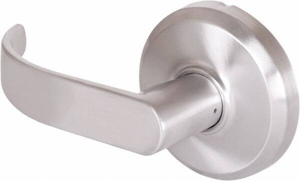 Stanley - Grade 1 Dummy Lever Lockset - 2-3/4" Back Set, Keyless Cylinder, Brass Alloy, Satin Chrome Finish - Caliber Tooling