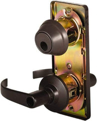 Stanley - Grade 2 Entry Lever Lockset - 2-3/4" Back Set, Key In Lever Cylinder, Brass Alloy, Oil Rubbed Bronze Finish - Caliber Tooling