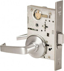 Best - Grade 1 Storeroom Lever Lockset - 2-3/4" Back Set, Keyless Cylinder, Brass Alloy, Satin Chrome Finish - Caliber Tooling