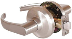 Stanley - Grade 1 Passage Lever Lockset - 2-3/4" Back Set, Keyless Cylinder, Brass Alloy, Satin Nickel Finish - Caliber Tooling