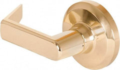 Stanley - Grade 1 Dummy Lever Lockset - 2-3/4" Back Set, Keyless Cylinder, Brass Alloy, Bright Brass Finish - Caliber Tooling