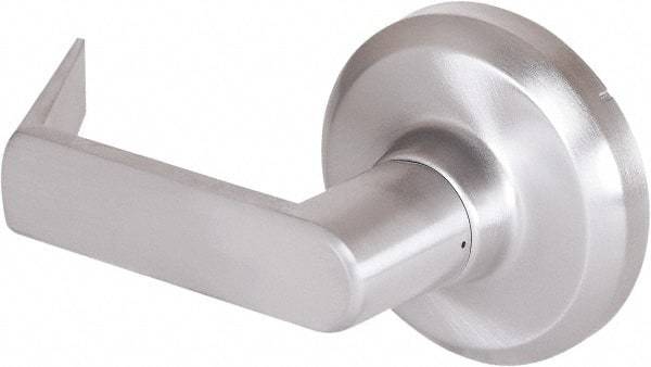 Stanley - Grade 1 Dummy Lever Lockset - 2-3/4" Back Set, Keyless Cylinder, Brass Alloy, Satin Chrome Finish - Caliber Tooling