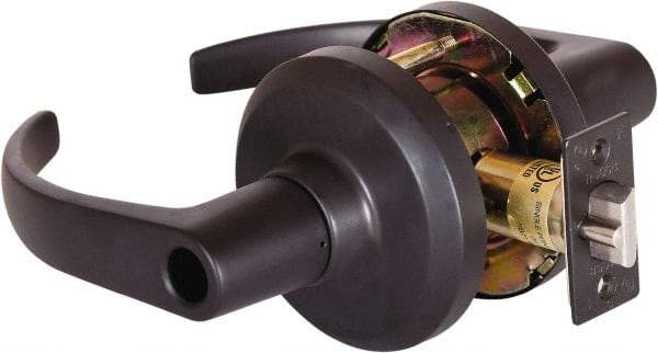 Stanley - Grade 1 Entrance Lever Lockset - 2-3/4" Back Set, Key In Lever Cylinder, Brass Alloy, Oil Rubbed Bronze Finish - Caliber Tooling