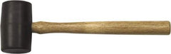 GearWrench - 1 Lb Head Rubber Mallet - 12" OAL, Hickory Handle - Caliber Tooling