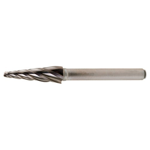 SA-1 Aluminum Cut Solid Carbide Bur-Cone Radius Shape - Exact Industrial Supply