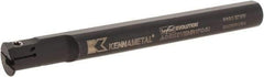 Kennametal - 5/8" Min Bore Diam, 125mm OAL, 1/2" Shank Diam, A-EVE Indexable Boring Bar - 1" Max Bore Depth, EG0160M1FP02 Insert - Caliber Tooling