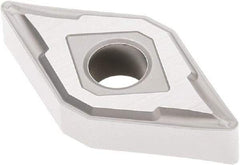 Seco - DNMG442 MF2 Grade TK1501 Carbide Turning Insert - Ti(C/N)/Al2O3/Cr Finish, 55° Diamond, 1/2" Inscr Circle, 1/4" Thick, 1/32" Corner Radius - Caliber Tooling